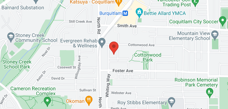 map of 418 516 FOSTER AVENUE